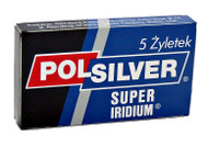 Polsilver Super Iridium Double Edge Razor Blades
