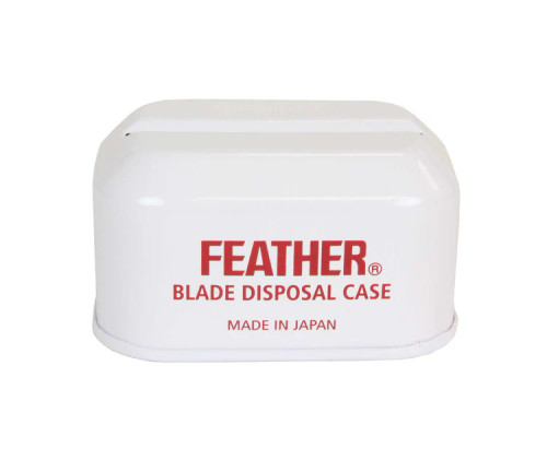 Feather Razor Blade Disposal Case