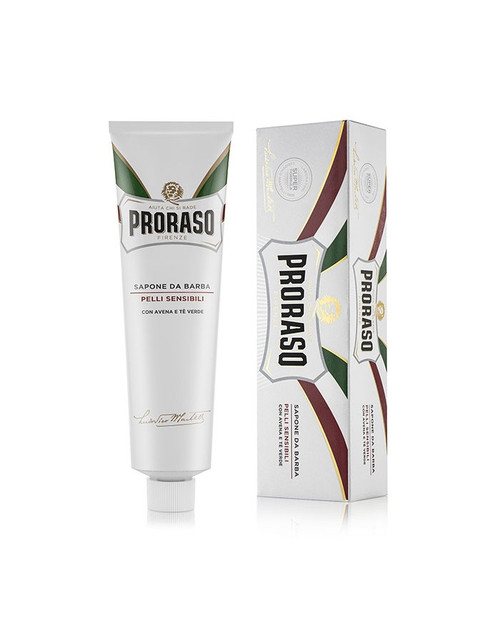 Proraso Shaving Cream Tube Sensitive (White) 5.2 oz. Mens Room