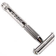 Parker 96R Butterfly Safety Razor - Black & Chrome - Mens Room