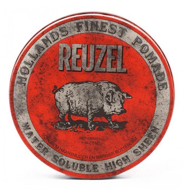 Reuzel RED Pomade - High Sheen, Water-Based - Mens Room Barber