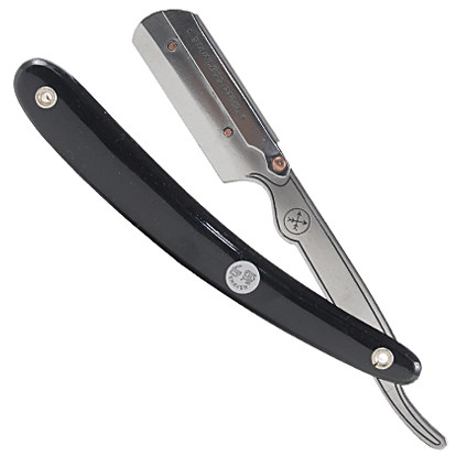 Parker SRB Barber Straight Razor - Black - Mens Room Barber Shop Store