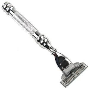 Parker 43M Heavy Chrome Handle - Mach 3 - Mens Room Barber Shop Store