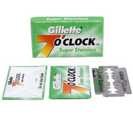Gillette 7 O'clock Super Stainless (Green) DE Razor Blades