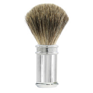 Edwin Jagger Pure Badger Shaving Brush - Chrome Lined handle 81SB89L11