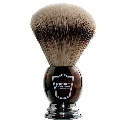 Parker Safety Razor Silvertip Badger Shave Brush - Thumbnail 5