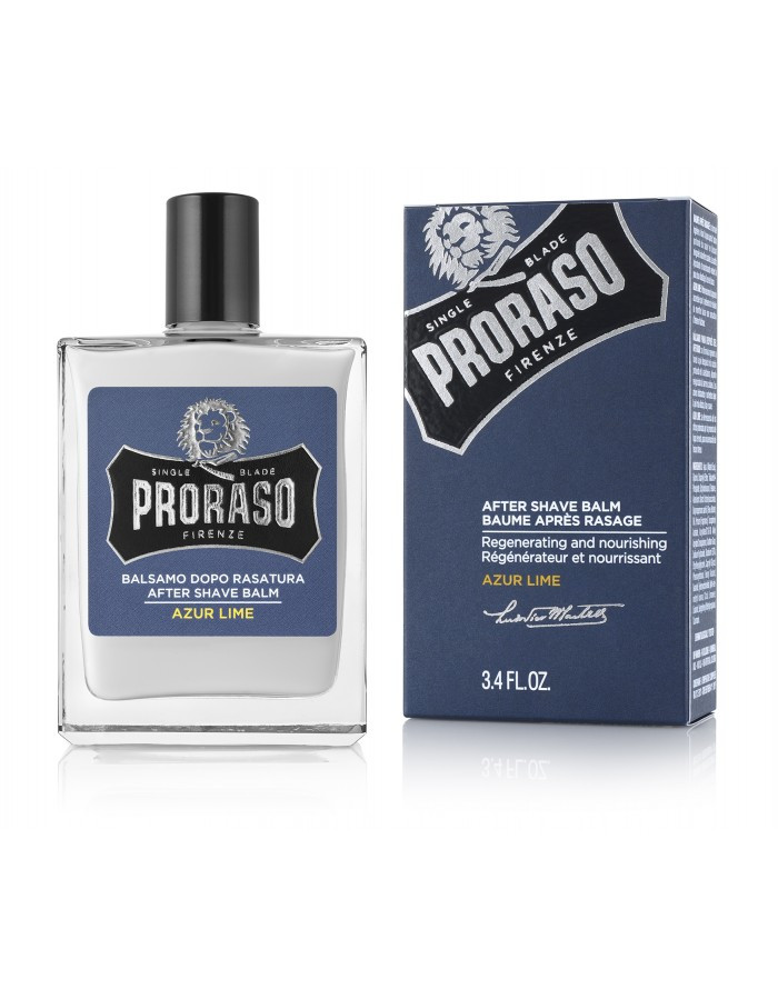 Proraso After Shave Balm Azur Lime 3 4 Oz Mens Room Barber Shop Store