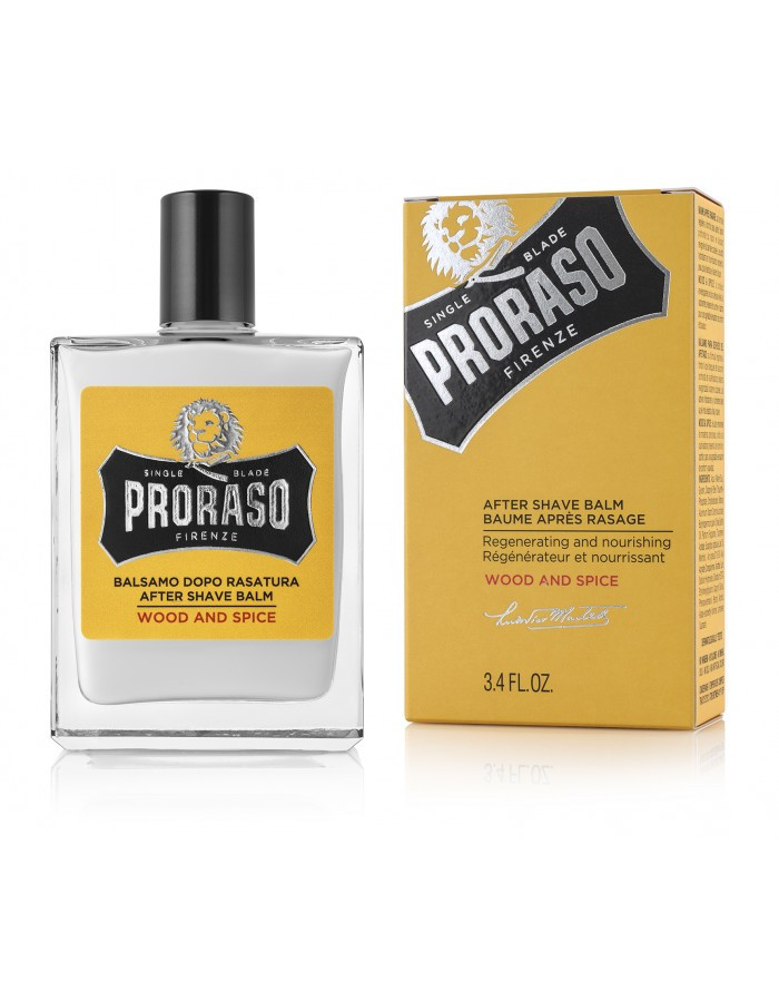 Proraso After Shave Balm - Wood & Spice - 3.4 oz. - Mens Room