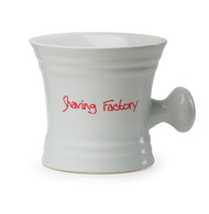 Shaving Factory Ceramic Shaving Mug - WHITE