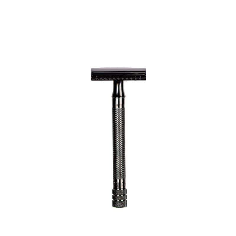 Merkur Long Handle BLACK 23B Safety Razor - Mens Room Barber Shop