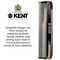 Kent Graphite Pocket Comb for Fine/Thin Hair - FOTG