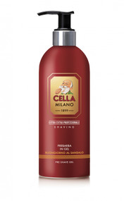 Cella Extra Professional Pre Shave Gel, Sandalwood - 500ml