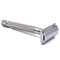 Parker 64S Stainless Steel Safety Razor - Closed Comb