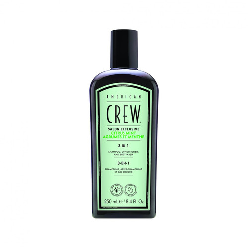 American Crew 3-in-1 Citrus Mint Shampoo, Conditioner & Body Wash