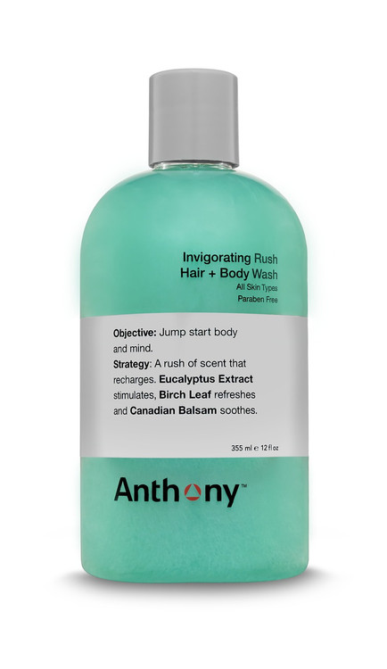 Anthony Logistics Invigorating Rush Hair + Body Wash