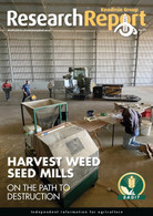 Research Report 168: HARVEST WEED SEED MILLS