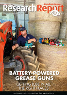 Research Report 169: BATTERY-POWERED GREASE GUNS