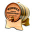 Distillery II Whiskey Label Personalized Oak Barrel