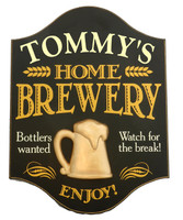 Personalized Home Brewery Sign