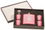 Personalized Pink Flask Gift Set | Engraved Shot Glasses