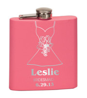 Bridesmaid Flask Personalized