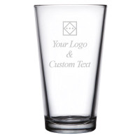 Personalized Pint Glass (Logo & Text)