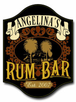 Personalized Rum Bar Sign