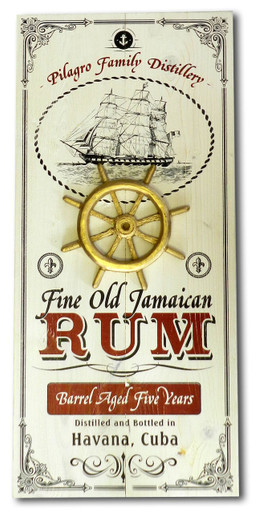 Jamaican Rum Pub Plaque