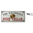 Personalization Options for Wine Cellar Sign