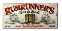 Bar & Grill Plaque - Personalized