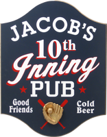 10th Inning Pub Baseball Sign