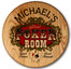 Poker Room Barrel Head Sign