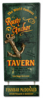Rusty Anchor Tavern Vintage Pub Sign