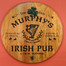 Irish Pub Barrel Head Sign