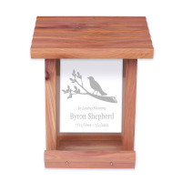 Bird on Branch - Cedar Wood - Made in the USA