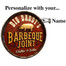 Personalization for BBQ Plaque