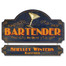 Vintage Bartender Home Bar Plaque