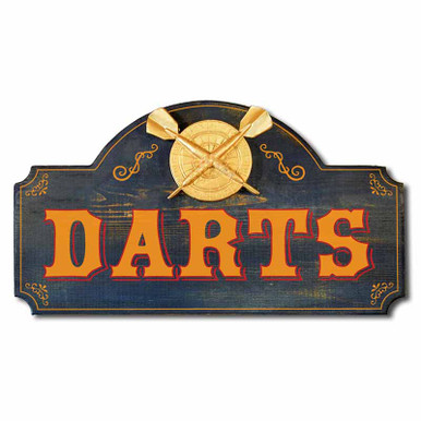 Vintage Darts Plaque