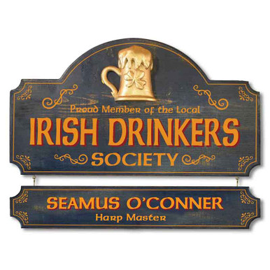 Vintage Irish Pub Plaque