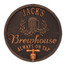 Brewhouse Barrel Head Metal Plaque Personalized - Oil Rubbed Bronze Finish