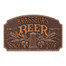 Quality Crafted Beer Plaque - Antique Copper Finish