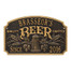 Quality Crafted Beer Plaque - Black / Gold Finish