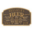Quality Crafted Beer Plaque - Dark Bronze / Gold Finish