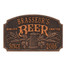 Quality Crafted Beer Plaque - Oil Rubbed Bronze Finish