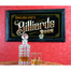 Vintage-style "Billiards Room" personalized home bar mirror