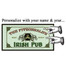 Personalize your new Irish Pub mirror with name & Est. date