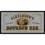 Vintage home bar mirror with Personalized Bourbon Bar artwork
