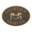 Personalized Pool Party Plaque - Bronze / Gold Finish