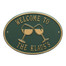 Personalized Wine Bar Plaque - Green / Gold Finish