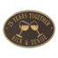 Personalized Wine Bar Plaque - Bronze / Gold Finish
